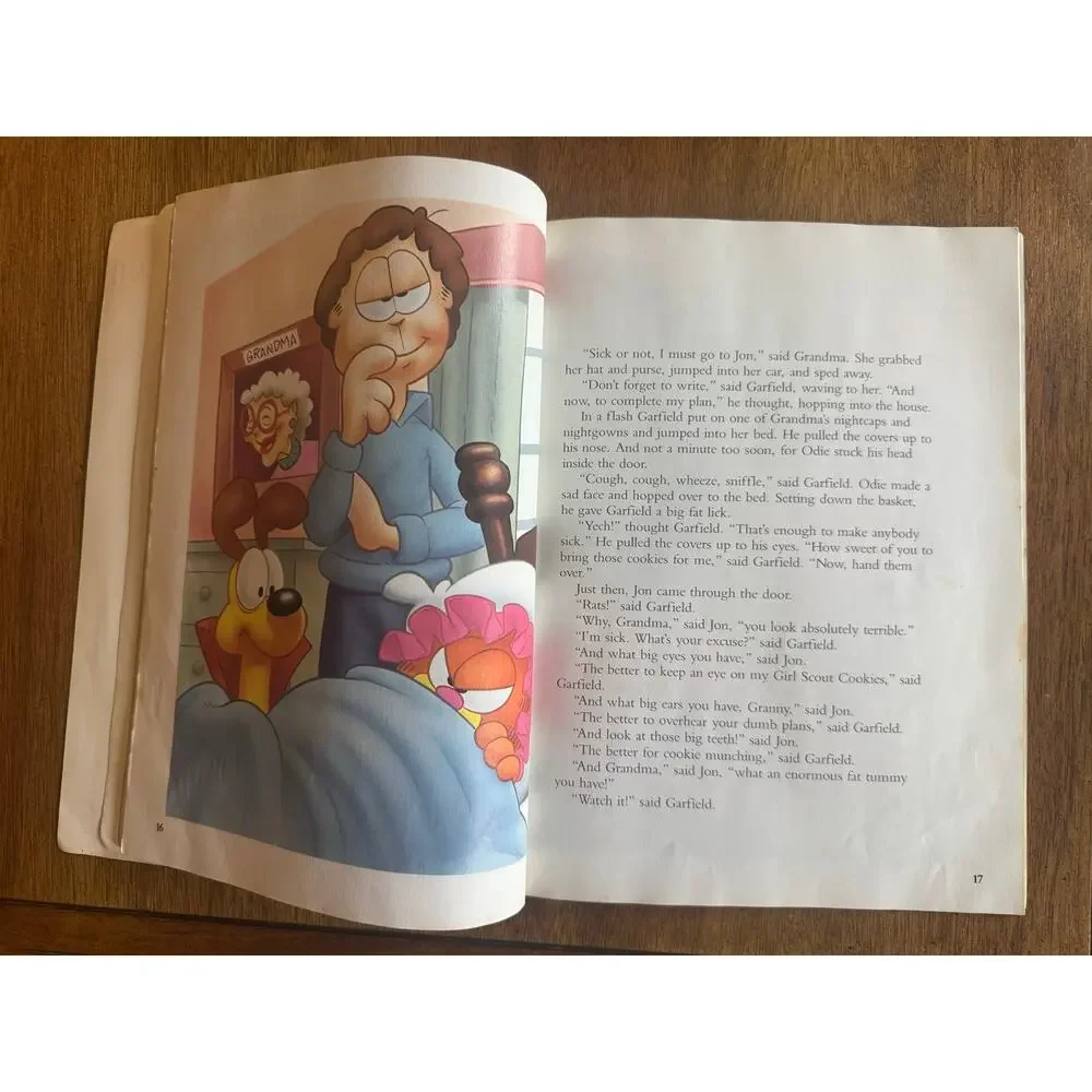 Vintage 1989 Garfield’s Furry Tales Jim Davis First Edition Paperback Book